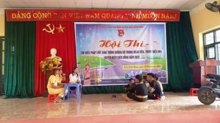 HỘI THI “ Tìm hiểu pháp luật giao thông đường bộ trong đoàn viên, thanh thiếu niên huyện Điện Biên Đông năm 2022”