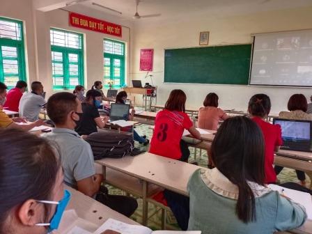 Hội nghị trực tuyến đầu năm Phòng GD&ĐT huyện Điện Biên Đông năm học 2021-2022