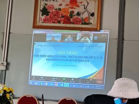 TRƯỜNG PTDTBT THCS PHÌ NHỪ THAM GIA HỘI THẢO   GIỚI THIỆU SÁCH GIÁO KHOA LỚP 7 NĂM HỌC 2022-2023